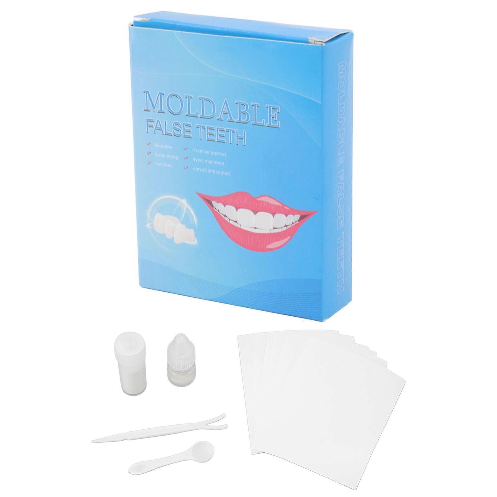 Teeth Repair Kit Temporary Teeth Replacement Kit Safe for Filling Broken Fake Teeth