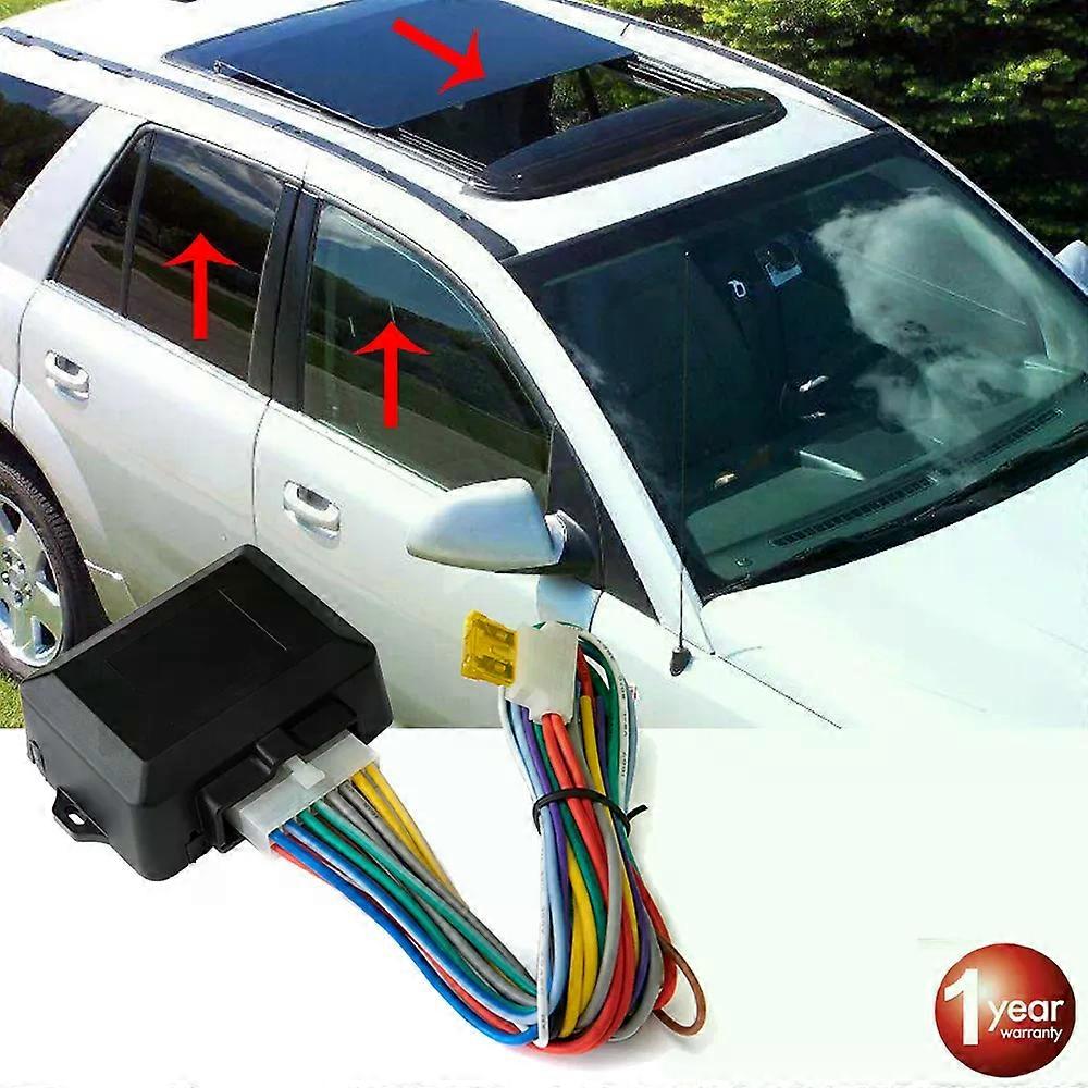 Hippcron Car Power Window Closer Suitable for 4 Doors Auto Close Windows Remotely Module Alarm System