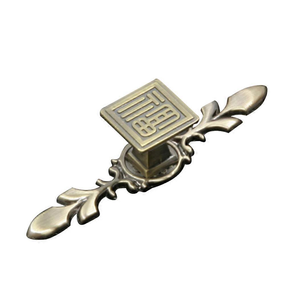 Vintage Bronze/Copper Chinese Style Pull Handle Knob for Kitchen Cabinet Drawer