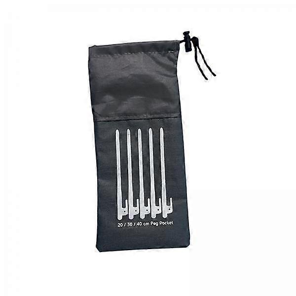 4x Tent Peg Storage Pouch for Camping Gear and Accessories
