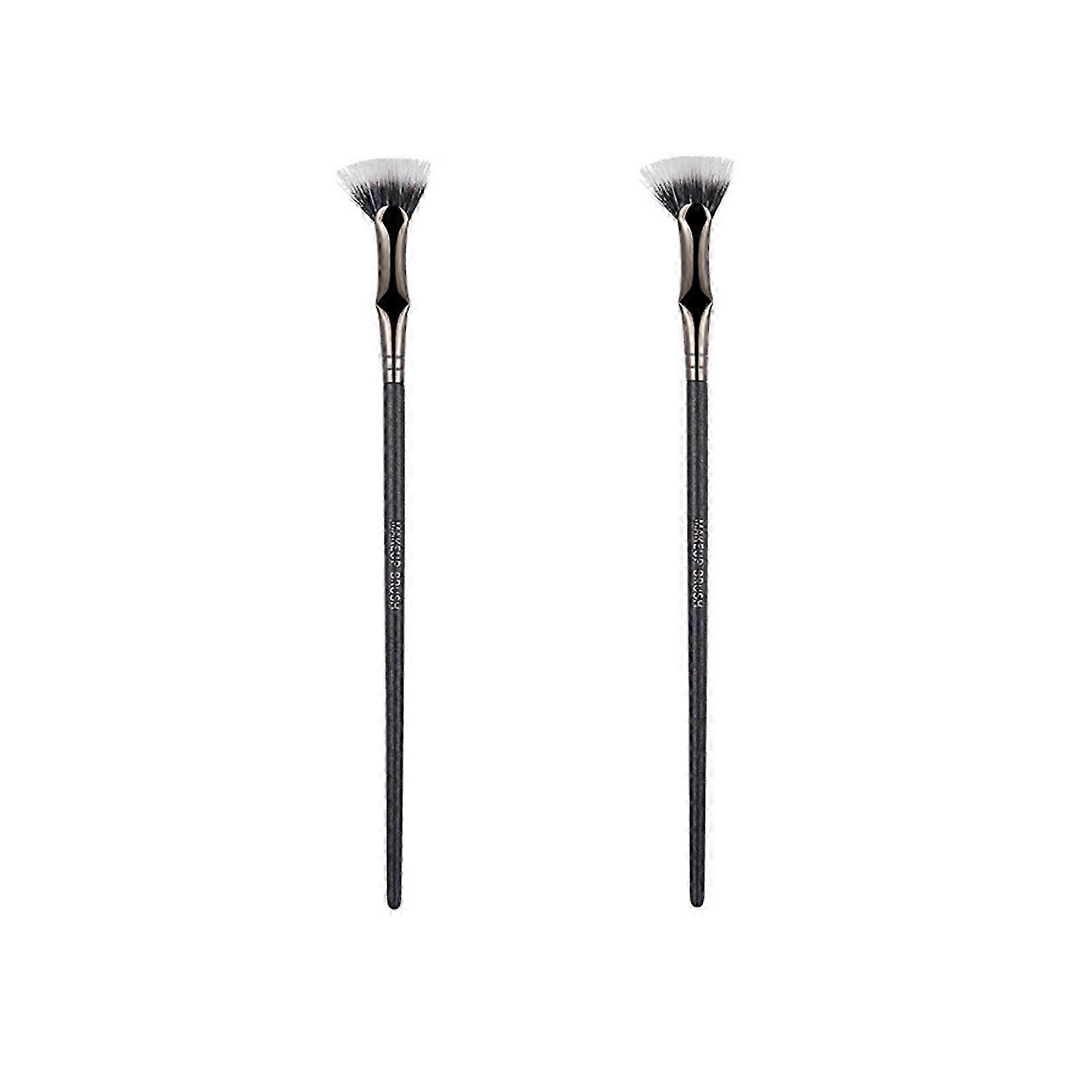 2025 Folding Angle Scalloped Lash Brush, 2024 New Eyebrow Brush Eyelash Comb, Mascara Fan Brush Angled Fan Shaped Eyelash Brush without Clumps