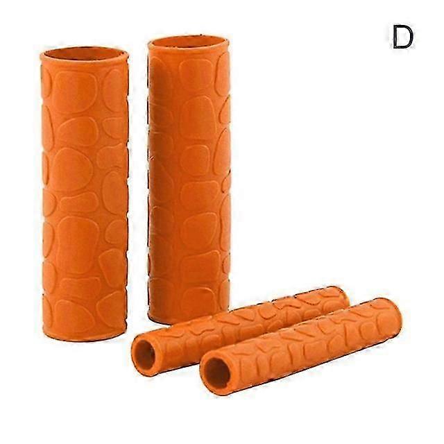 2 Pairs Universal Motorcycle Handlebar Grip Brake Clutches Cover Sleeves Rubber Brake Soft Silicone Lever Bar Handle Protec U1g2