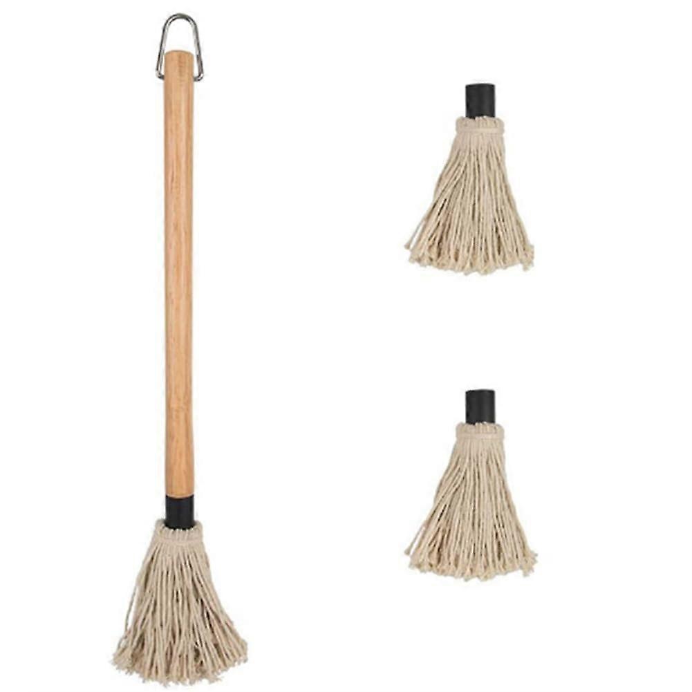 18 Bastelpinsel Set, Langlebiger Grillpinsel mit Natürlichem Hartholzgriff für Saucen und Marinaden, 18 Stück