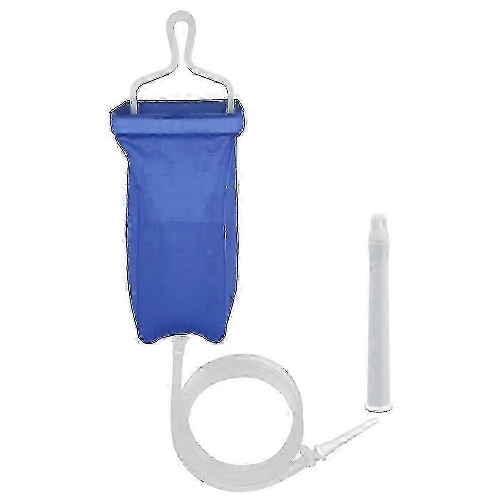 2L Enema Bag Reusable Travel Enema Kit