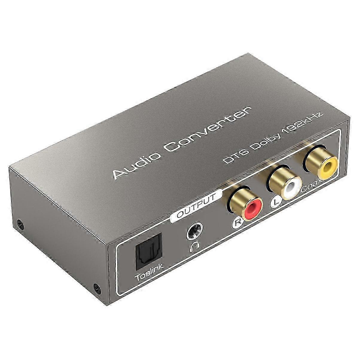 192Khz DAC Audio Converter Toslink Optical Coaxial HDMI-Compatible ARC to Coaxial Toslink L/R 3.5mm