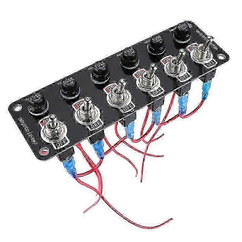 12/24V Car Panel Multi Switch Panel Switch Power Control Universal js