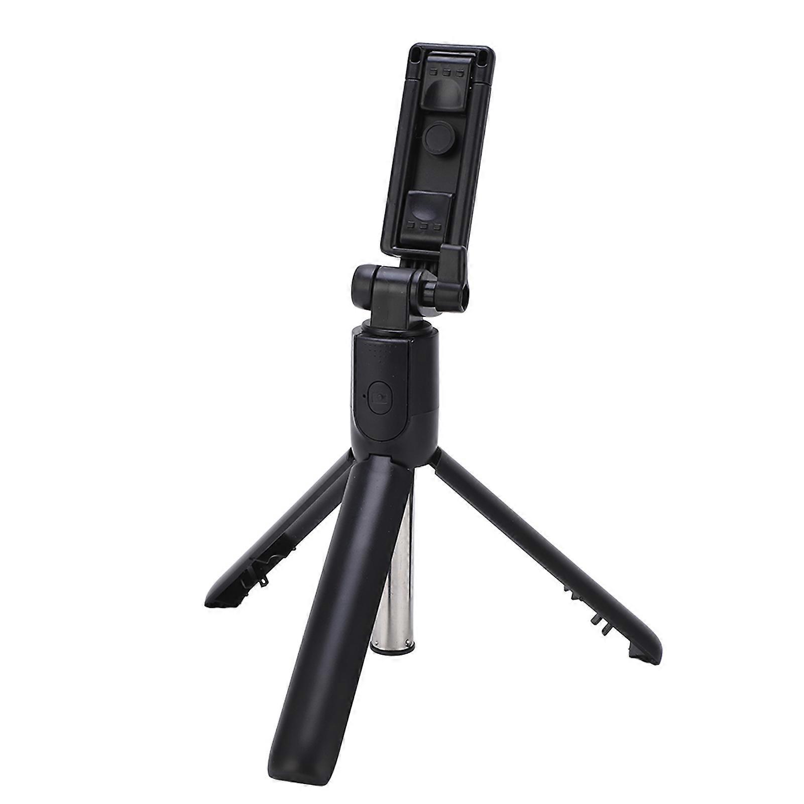 360° Rotating Telescopic Selfie Stick with Wireless Bluetooth Remote Control, 5 Sections