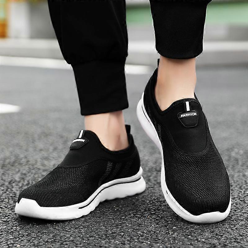 Women's Black Loafers Men Sneakers Driving Shoes Comfort Casual Slip on Plus Size Walking Moccasins Running Shoes
