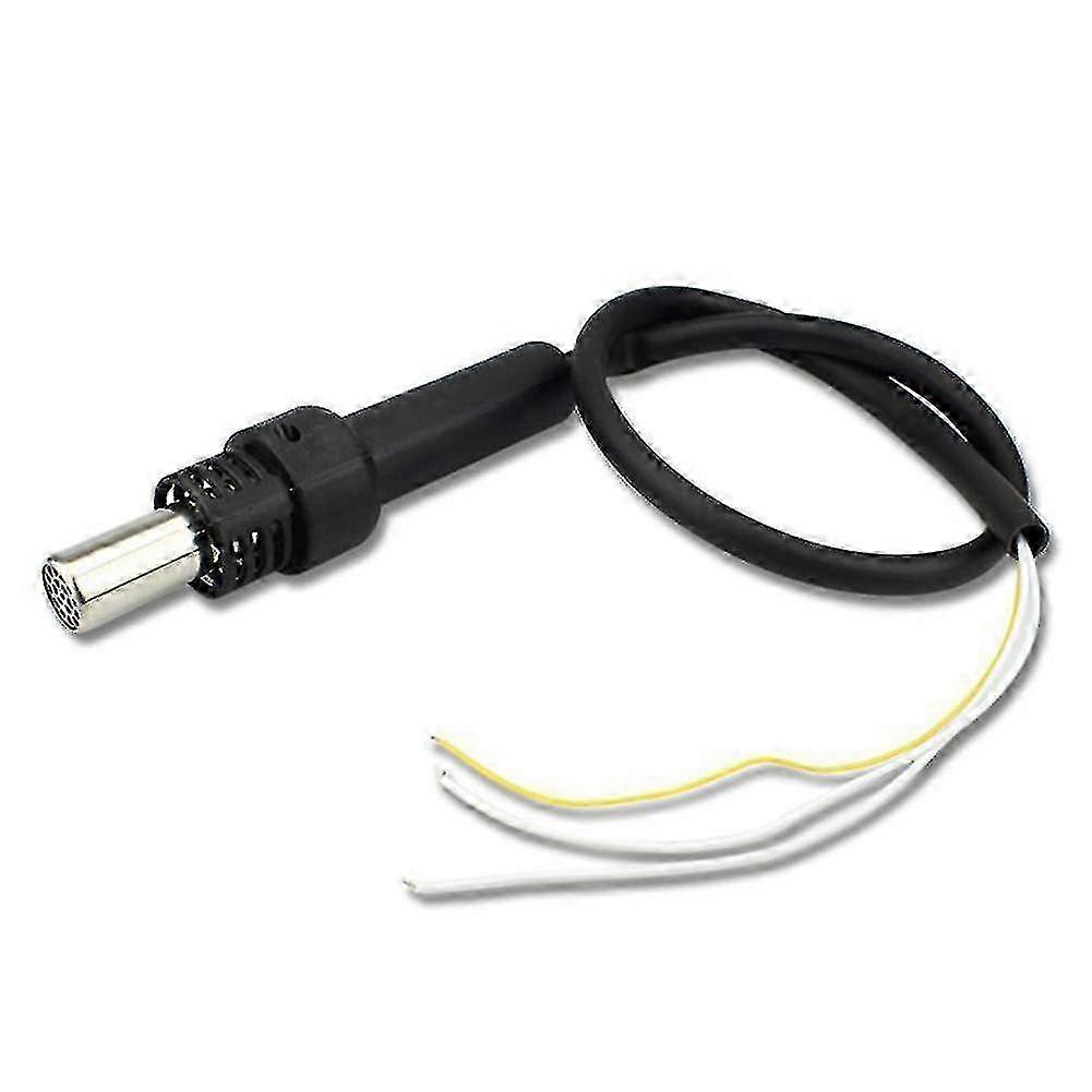 Hot Air Tool Handle for Soldering Station with Heater - 3 Lines - Black