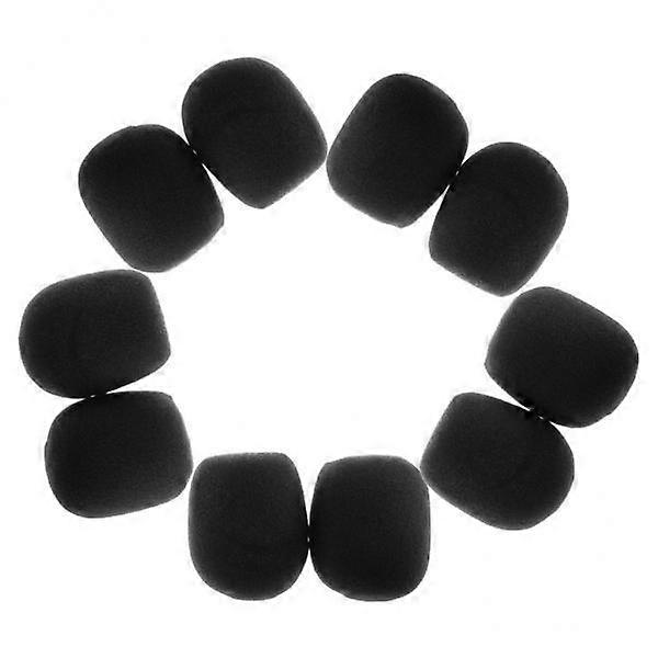 2x 10x Handheld Stage Microphone Windscreen Foam Mic Cover for Lavalier Lapel