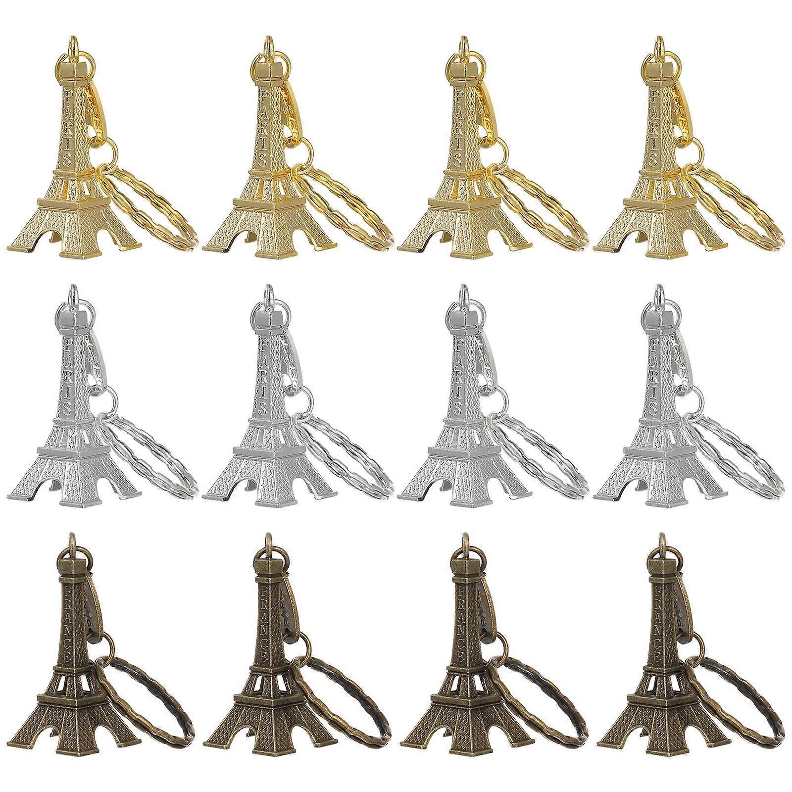 Small Eiffel Tower Ornament, Functional and Aesthetic Keychain for Daily Needs