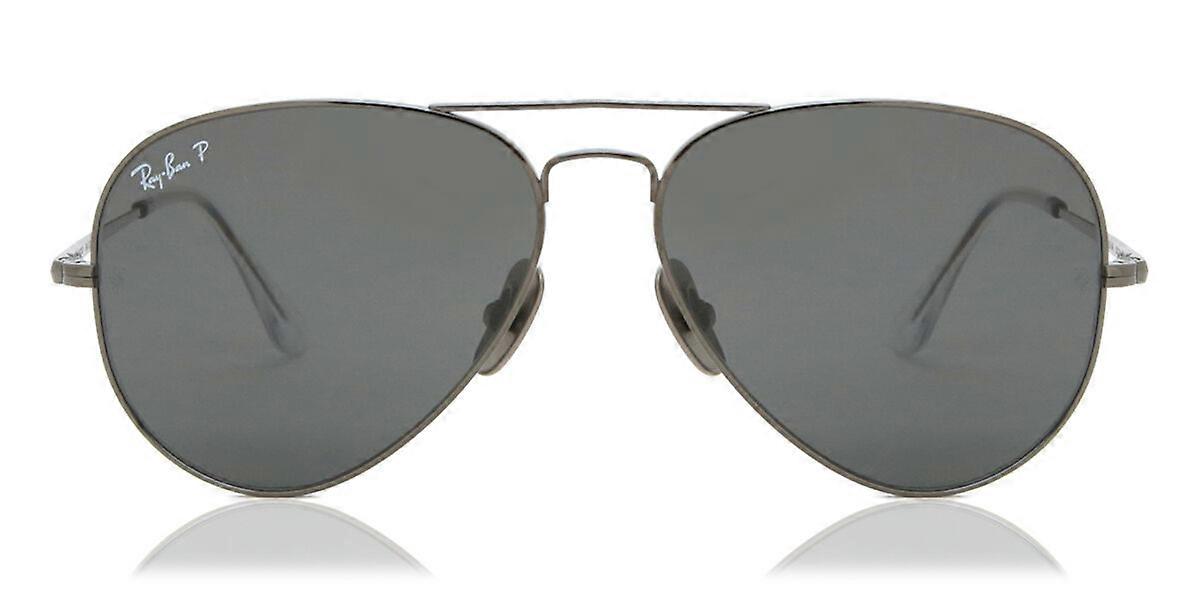 Ray-Ban RB8089 Aviator Titanium Polarized 165/48 Unisex Sunglasses