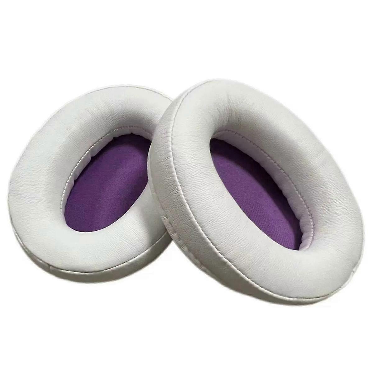 Replacement Ear Pads for Cloud Silver II Headphone Soft Foam Ear Cushion Pads White+