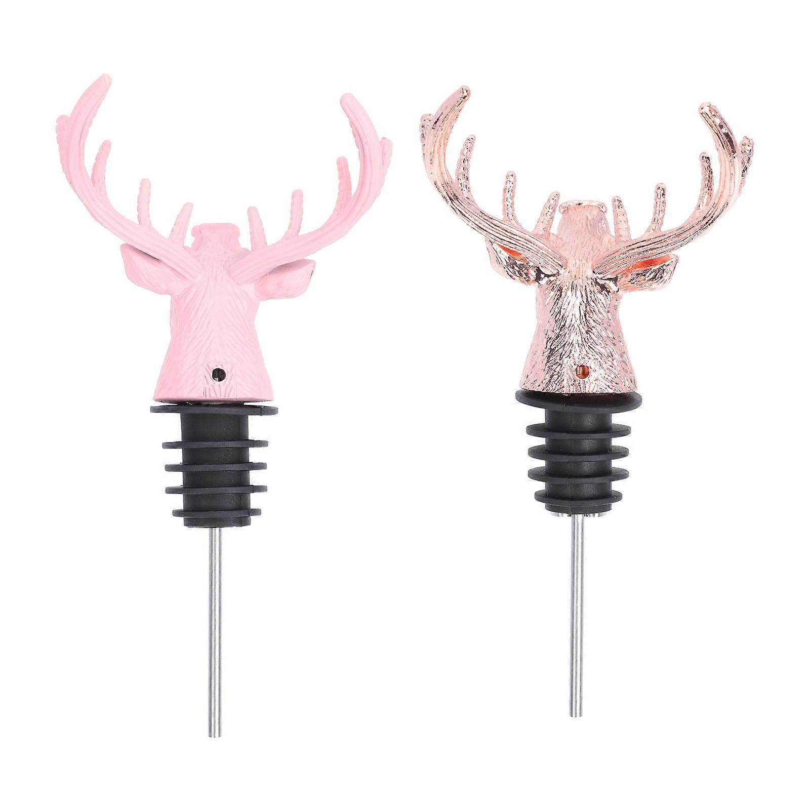 Practical Pourer Aerator Minimize Spillage For present Recipients Fathers Home Use 2Pcs