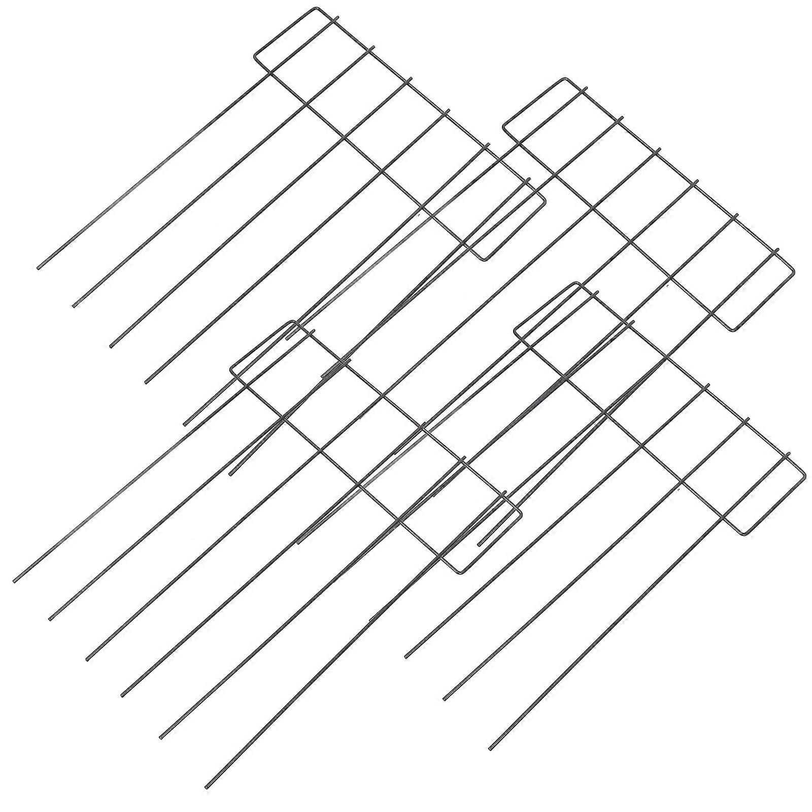 Tre Gjerde Barriere For Hunder Utendørs Bruk Hagebeskyttelse 5 stk 42.00X33.00X0.30CM