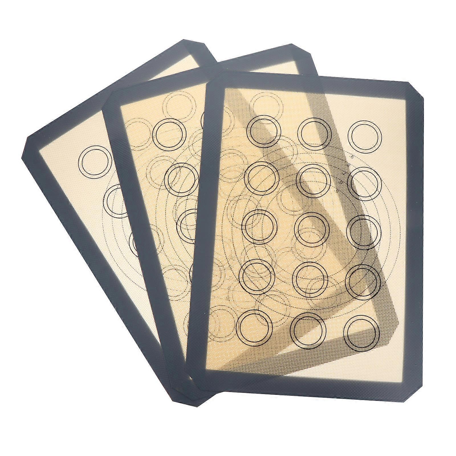 Silicone Baking Sheets Premium Baking Accessories For Baking Pies Pizza Pastries 42.5X29.5CM 3Pcs