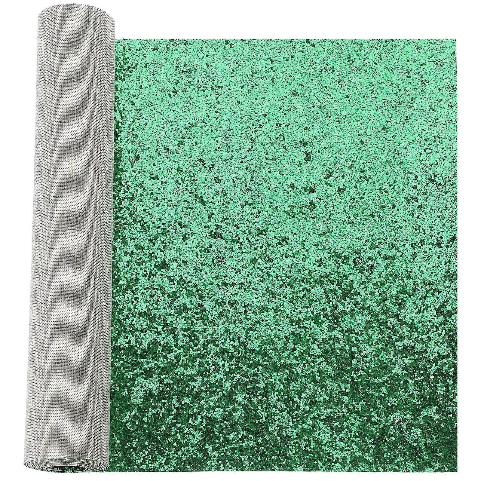 Sequin Fabric For Embroidery Glitter Sequin Sheet Rectangle Shiny Craft Material 1Set