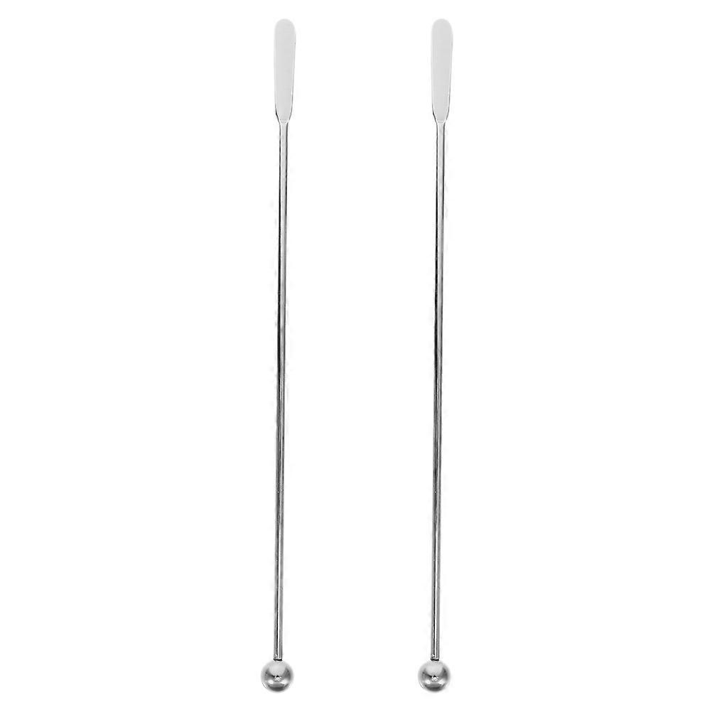 Reusable Stir Sticks Stainless Steel Cocktail and Coffee Stirring Rod for Beverages Home Use 19.20X1.10X1.10CM Drink Mixing 2Pack