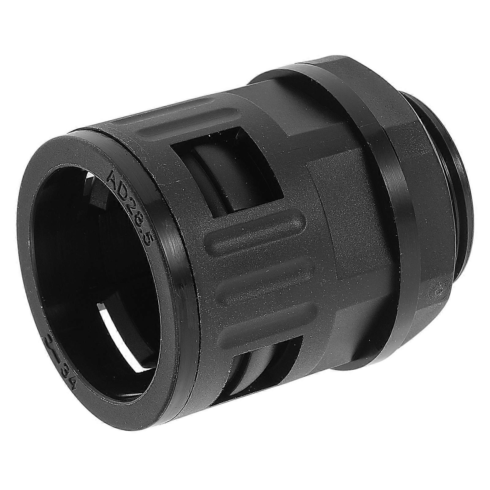 Plastic Water Pipe Fitting Durable Plastic Build Pipe Connector for Home Use Black