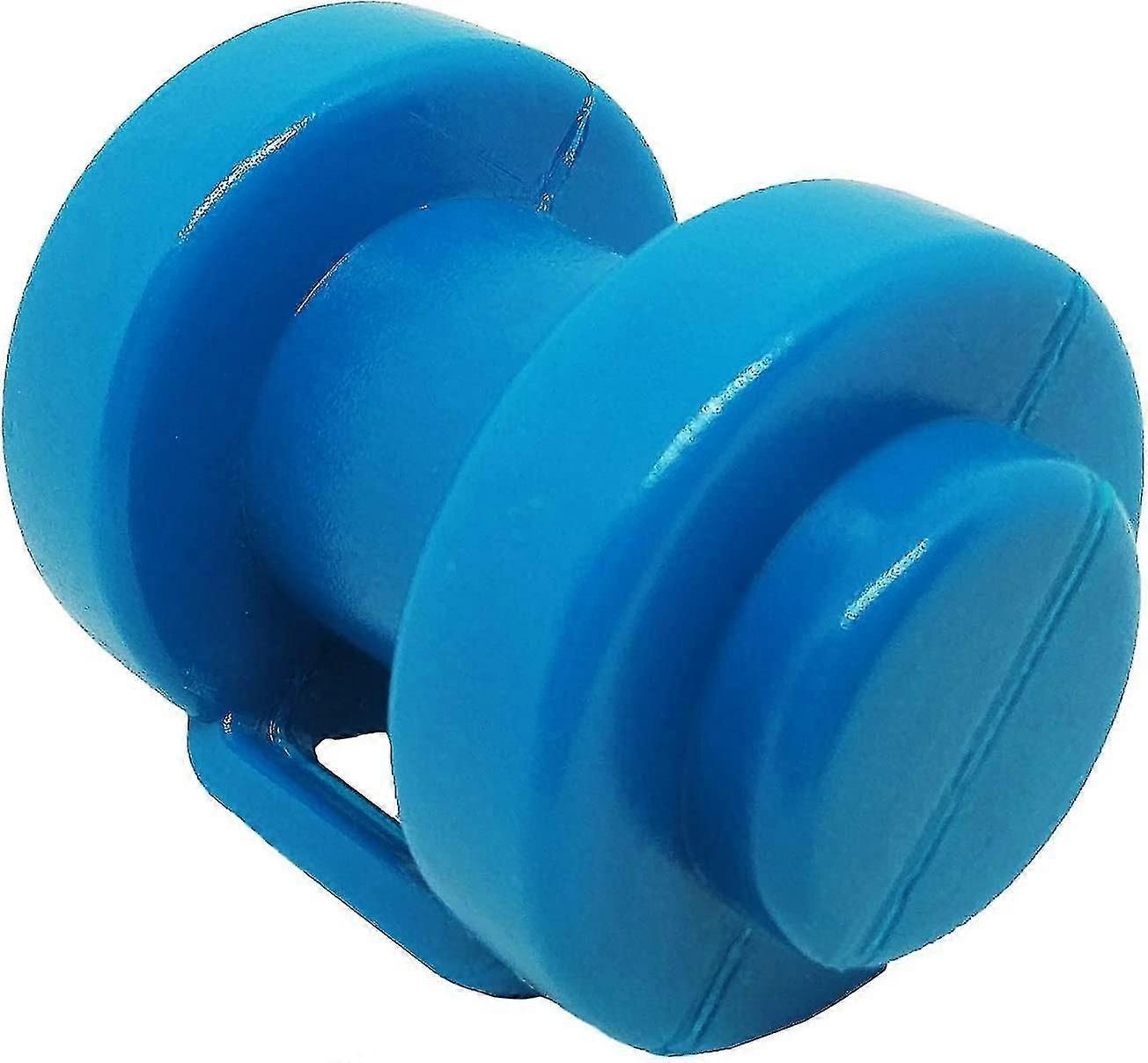 Set Of 8 Trampoline Post End Caps For Trampoline Net Posts 25 Mm, Particularly Robust, Weatherproof End Caps, Safety Net Spare Part (blue-)