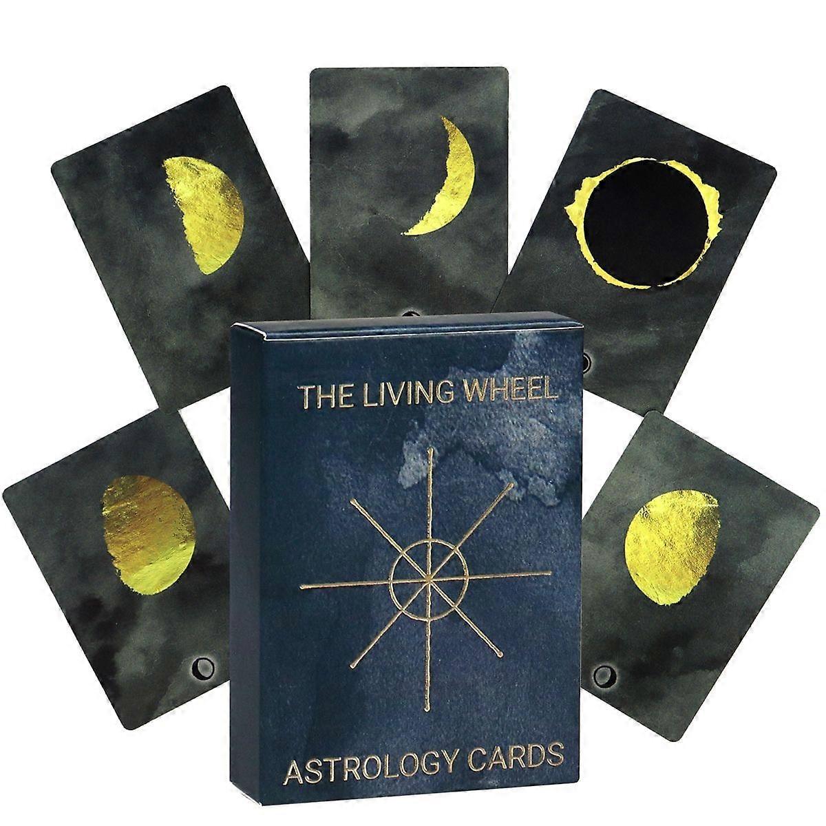 Astrology Oracle Cards Deck - Living Wheel Divination Cards
