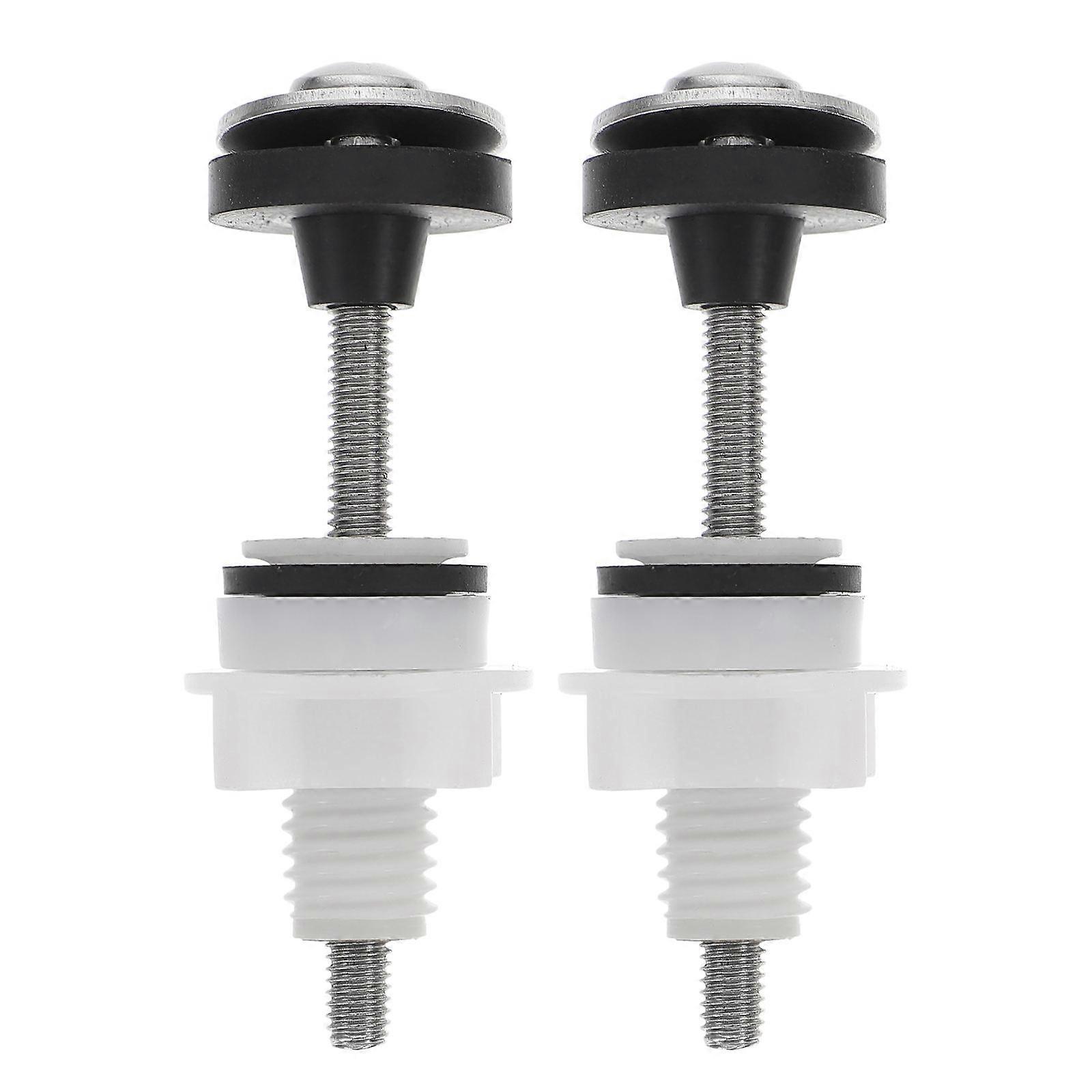 Toilet Seat Bolts Heavy Duty Screws Reliable Replacement Quick Installation Firm Watertight Connection for Toilet Tanks