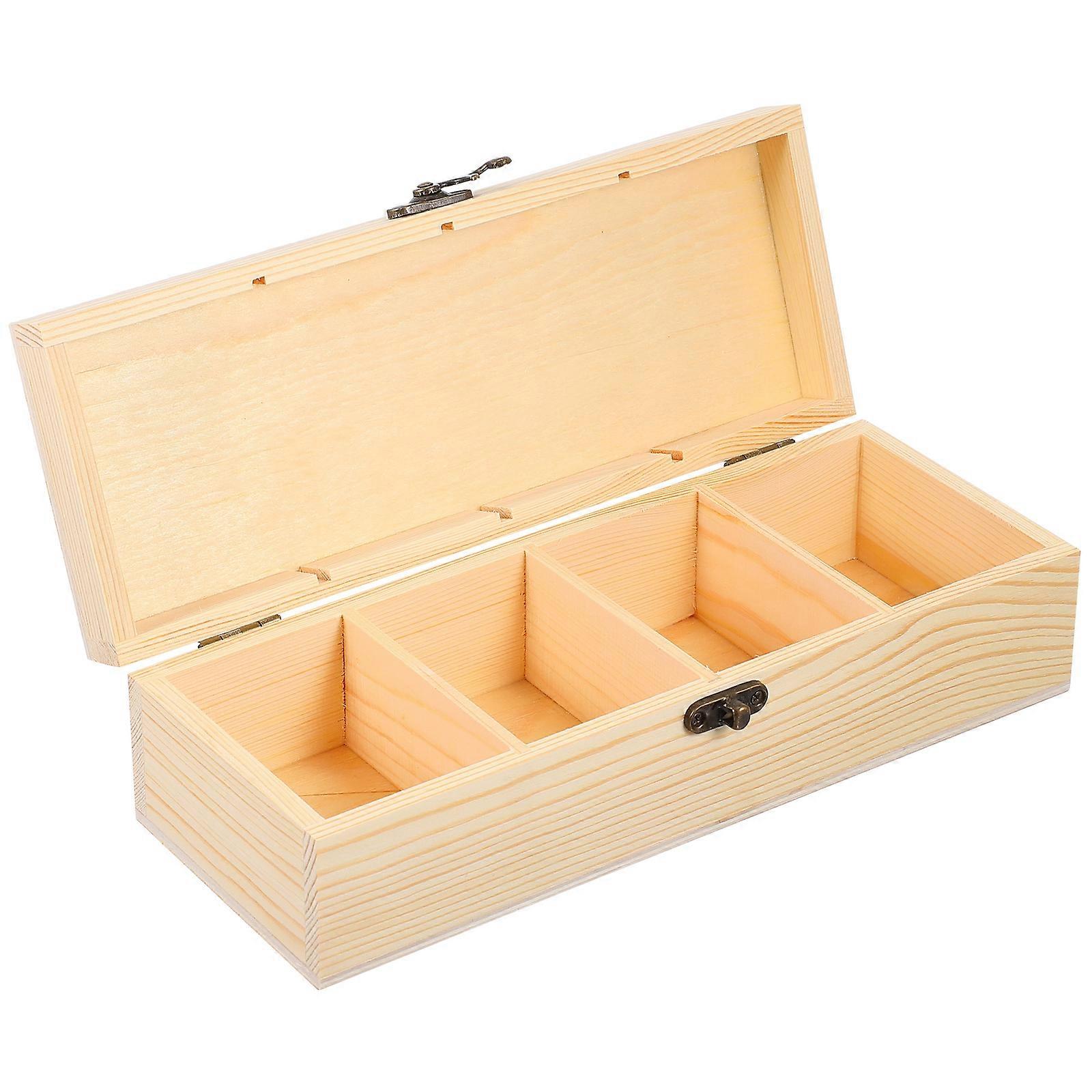 Light Brown Jewelry Storage Box for of Synthetic Material Simple and Generous Design