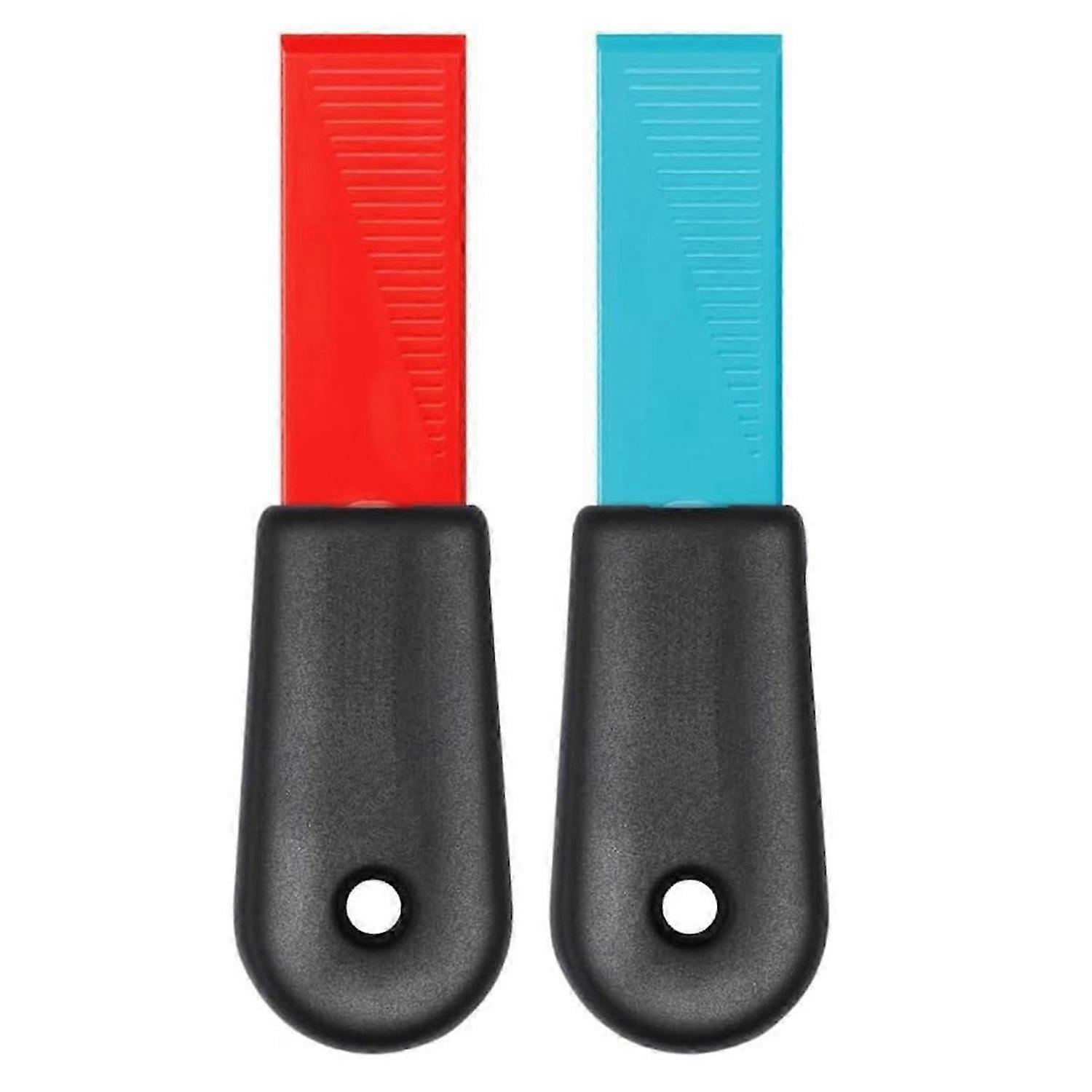 2-in-1 Self-Sharpening Cleaning Scrapers & Hook Scrapers, Safe for Non-Stick - Pack of 2, Parties Mi