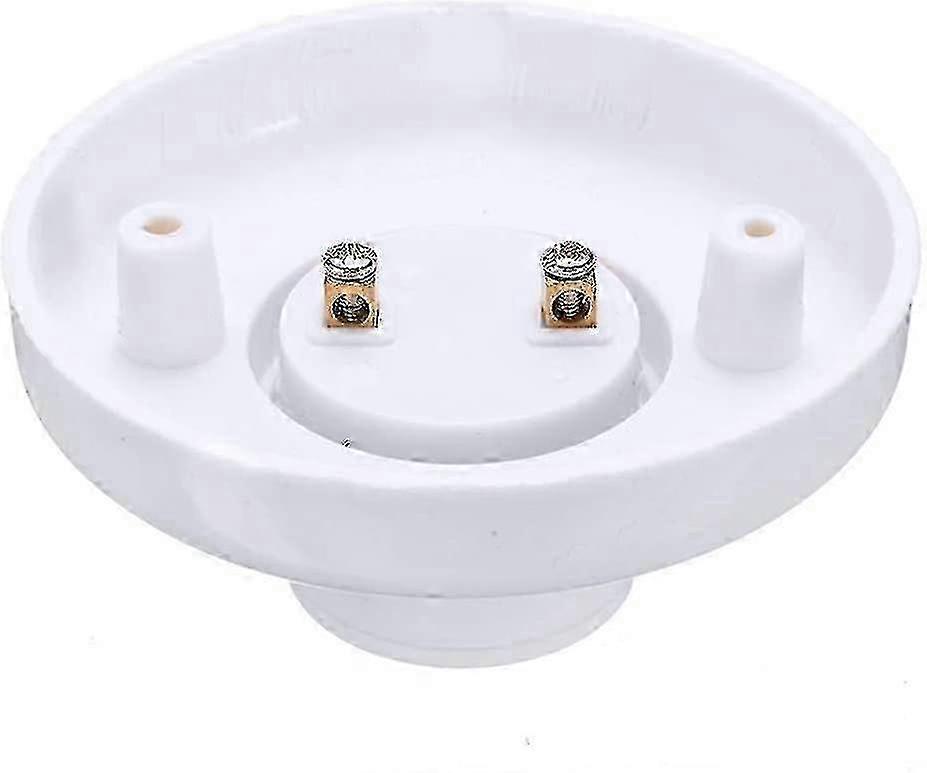 E27 Plastic Screw Socket Wall Mount LED Bulb Holder Adapter Base