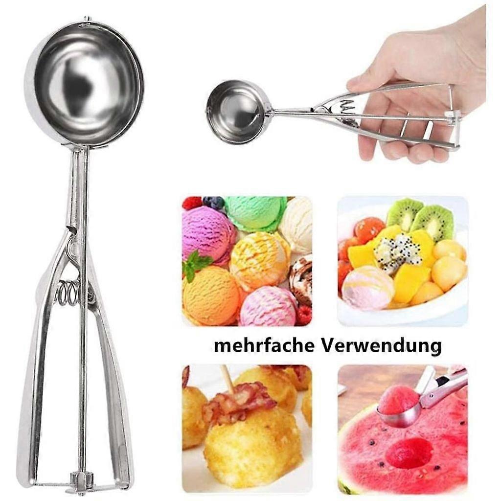 18/10 Stainless Steel Ice Cream Scoop - Dishwasher Safe