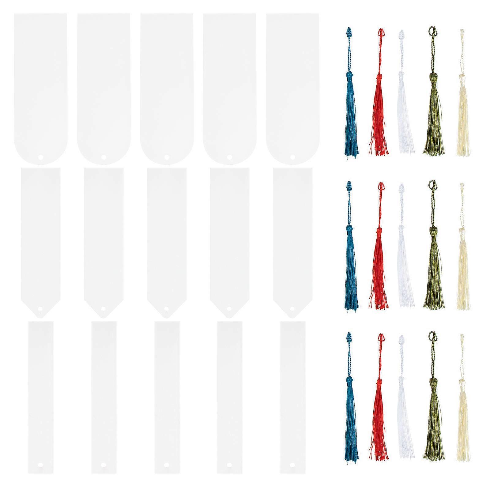 Diy Lesezeichen Lesezeichen mit Quaste Bulk sortiertes Farbrechteck zum Lesen Studie 1 Set