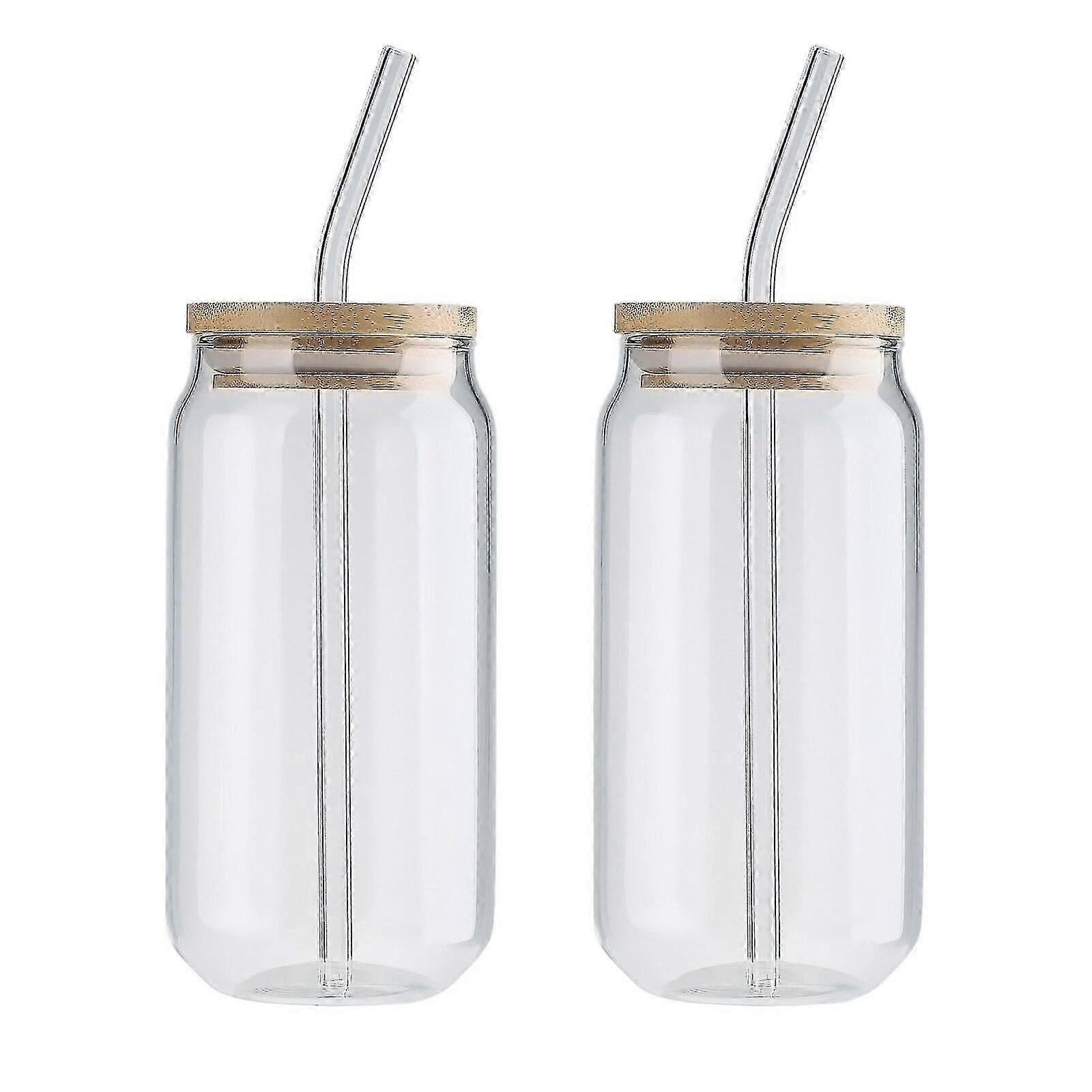 2pcs-Iced Tea Glasses Cola Can Style Drinking Cups (395ml/580ml)