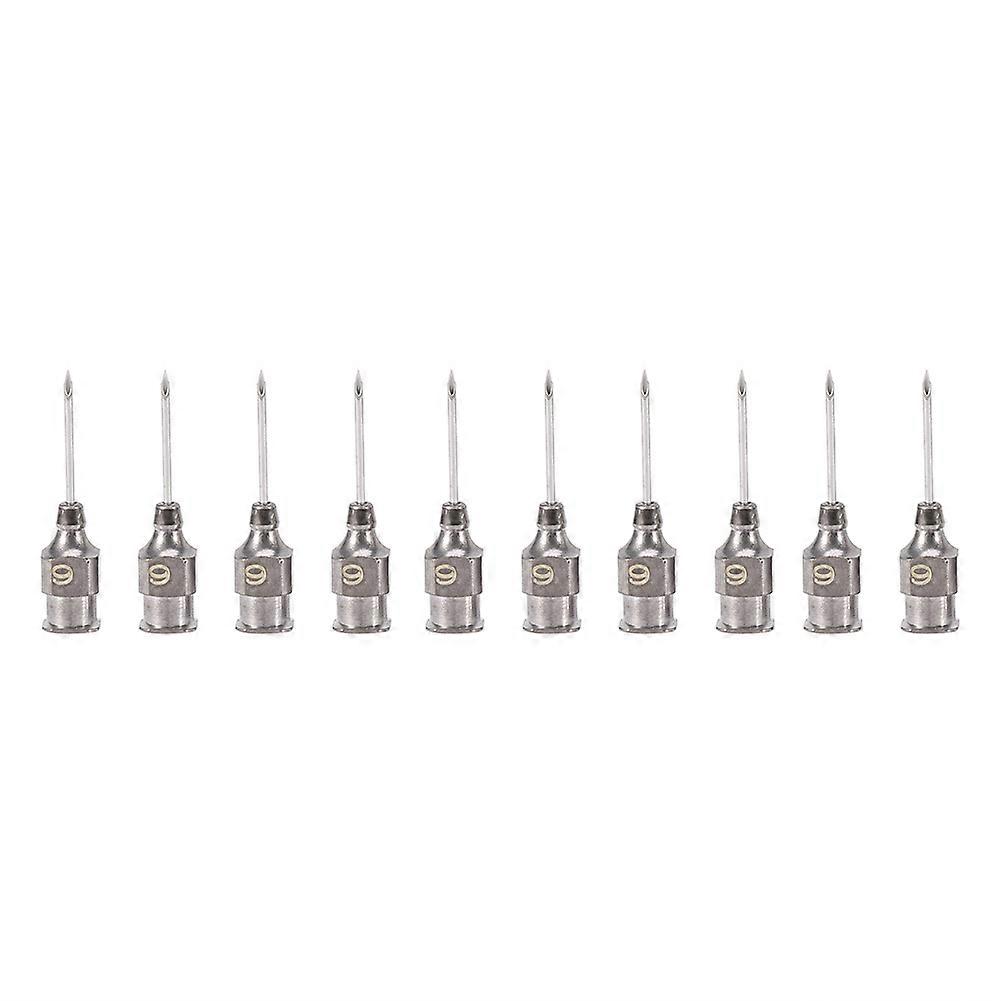 10 pcs/set Stainless Steel Syringe Dispensing Needle Tips9#