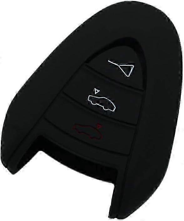 Silicone Cover Protector Case Holder Skin Jacket Compatible with PORSCHE 3 Button Remote K