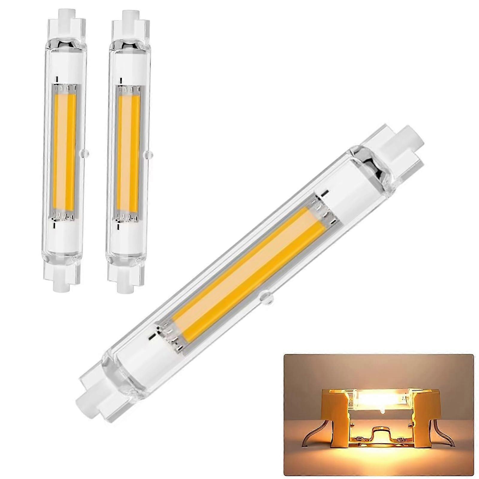 R7S LED 118mm Dimmable, 30W Replacement for 300W Halogen, Warm White 3000K, Pack of 2