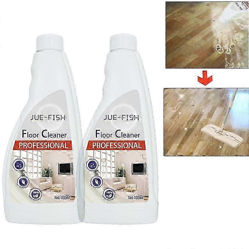 2stk Jue-Fish Gulv Rengøring Flydende Husholdning Trægulv Flise Vedligeholdelse Rengøring