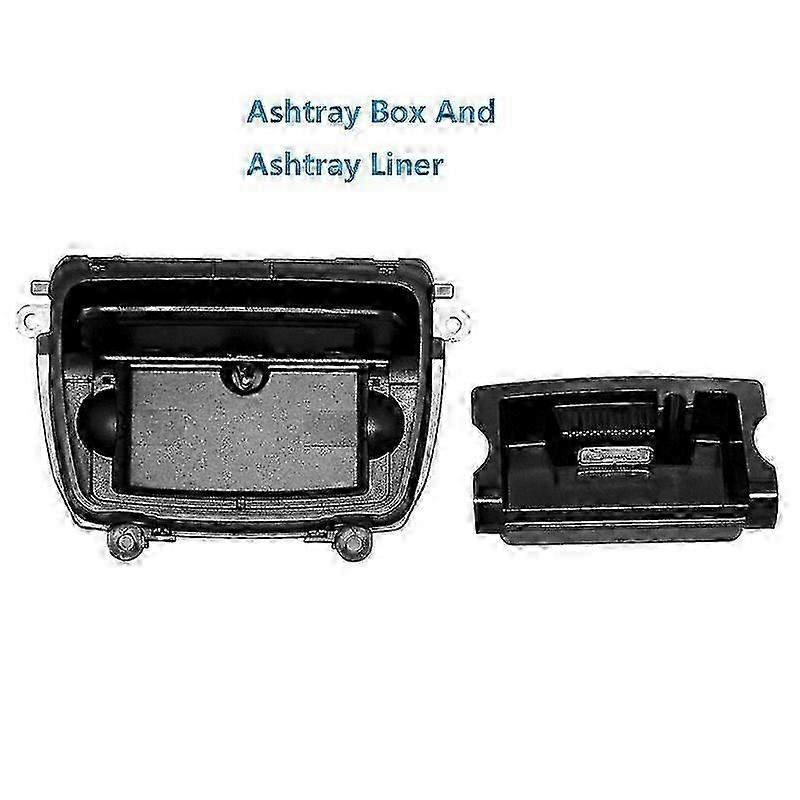 Car Ashtrays New Black Abs Center Console Ashtray Assembly Box Cover Suitable for Certain Brand 5 Series 2010-2017 - Car Ashtray