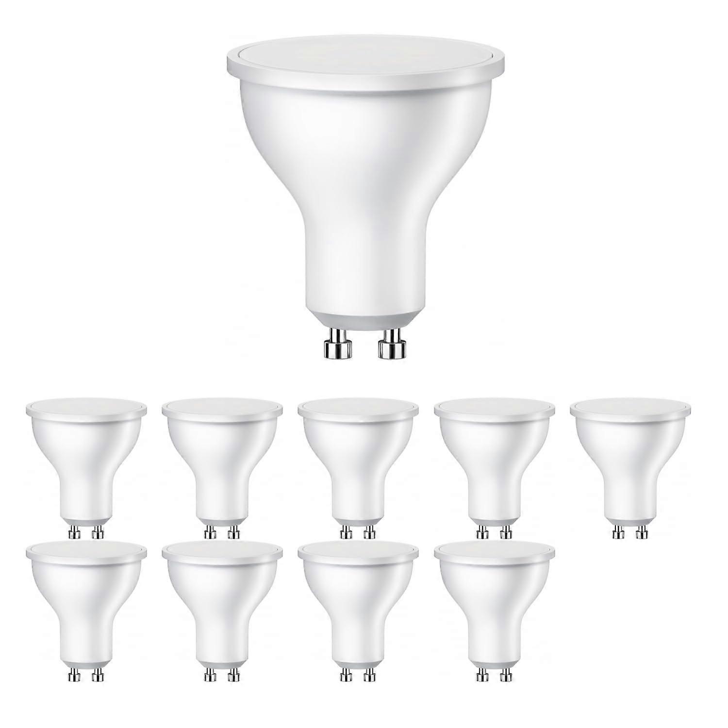 Pack of 10 GU10 LED Bulbs PAR16 Warm White (2800K) 0.5W 49lm 100° Matt 10 pcs (pack of 1) 49 Lm (0.5 W) / Matt / 100° / Light Colour: Warm White