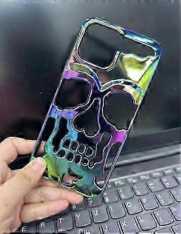 iphone 15 Pro Max Kılıf için Cadılar Bayramı Serin Hollow Kafatası Telefon Kılıfı Koruyucu Kapak Sevimli Cep Telefonu Kılıfları iphone 15 ProMax için