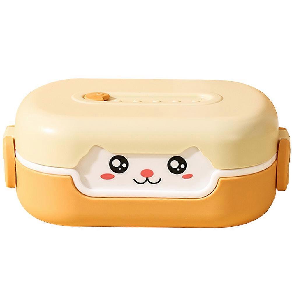 Portable Food Box MultiFunction Meal Box School Reusable Orange Large Capacity 183X122X69Cm 1Piece