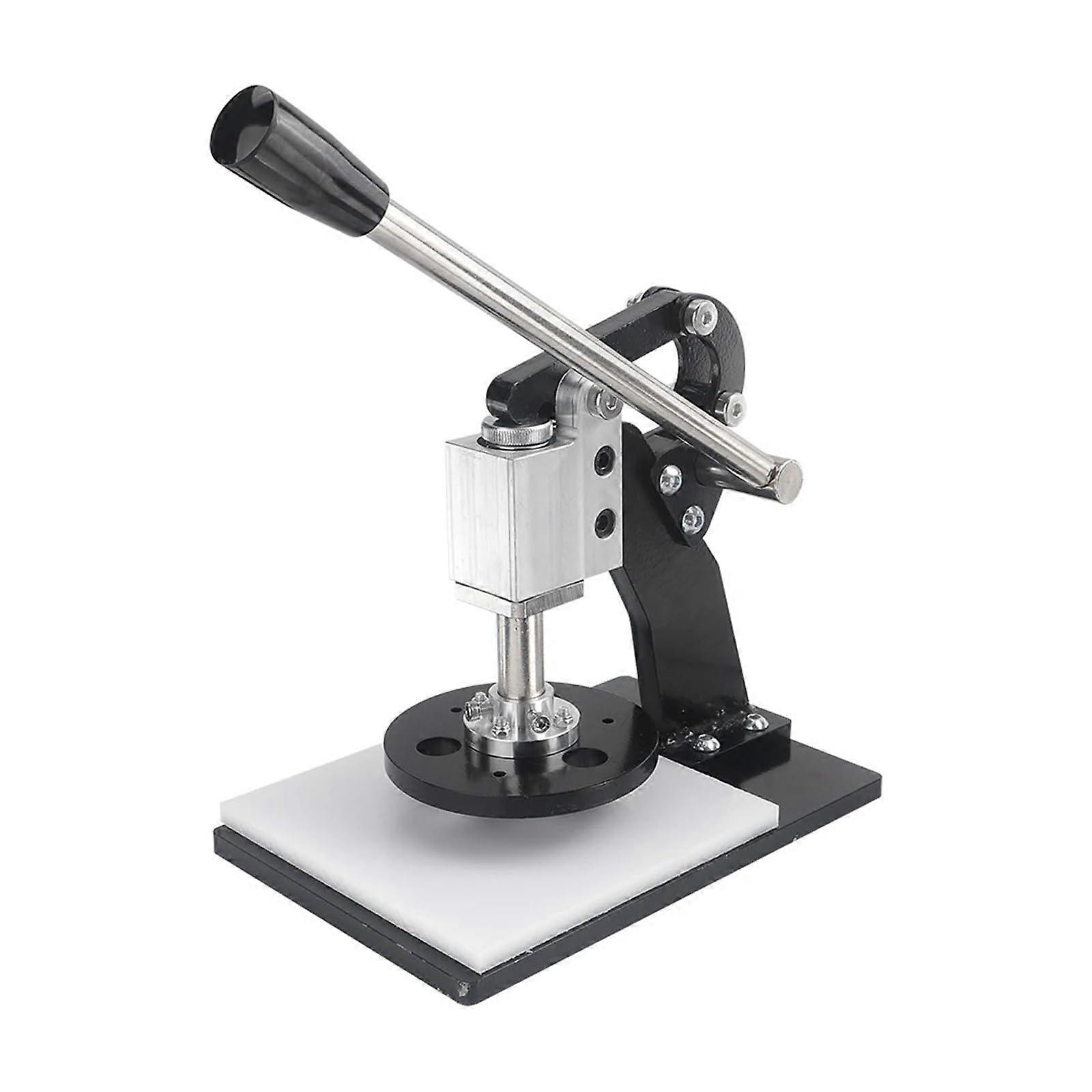 Leather cutting machine, manual punching machine, embossing hand press, DIY faux leather crafts, paper, fabric projects, strong loadbearing capacity