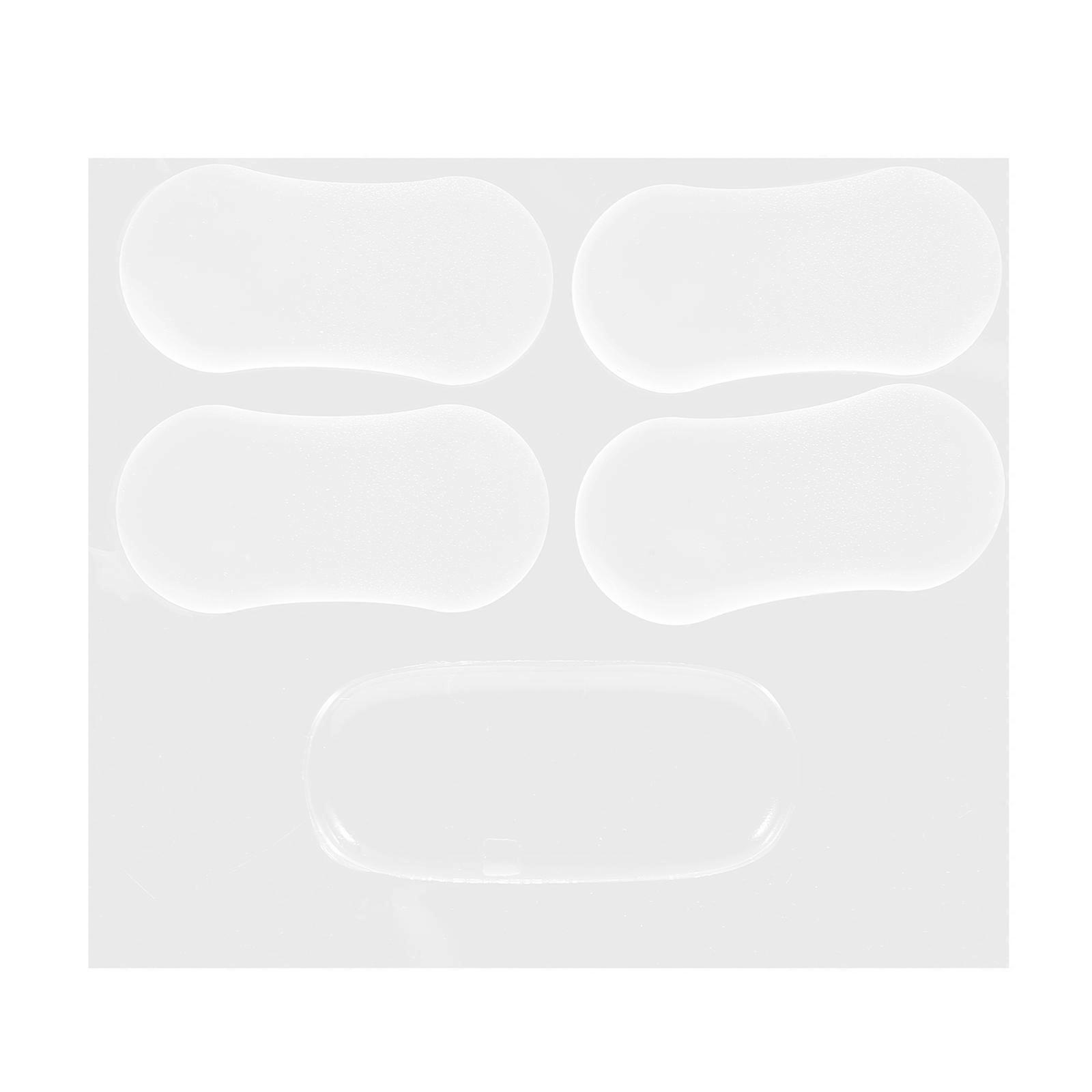 5pcs Clear Toilet Seat Bumpers High Elasticity Cushioning Pads for Close Slip Toilet Buffer Spacers Comfortable Bathroom Use