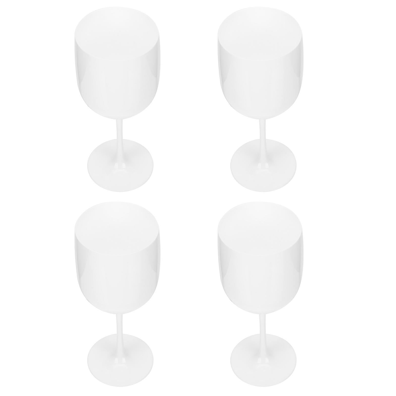 Reusable Plastic Cups For Tea And Water Home Use Simple Design 4Set