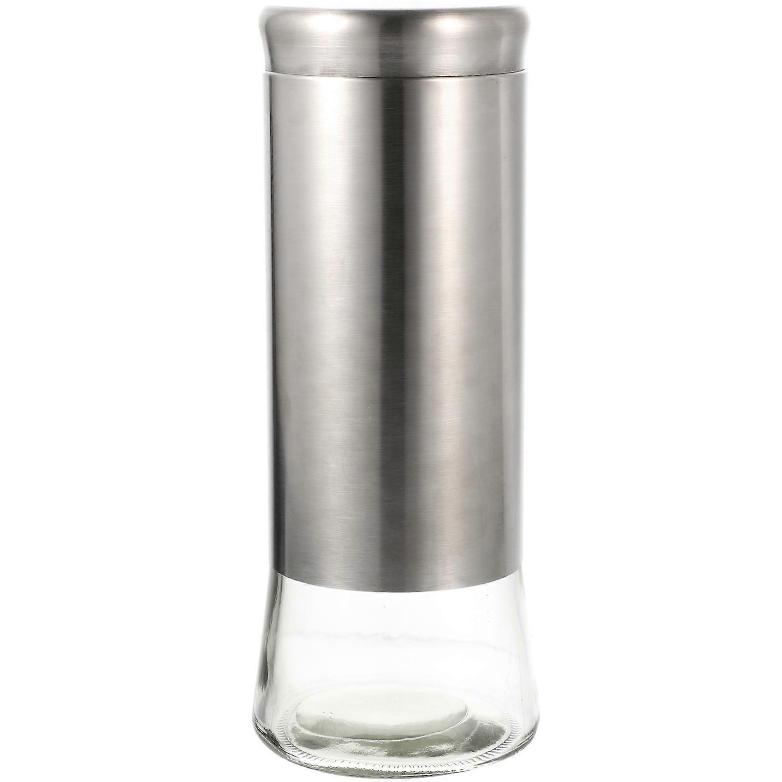 Jars With Airtight Lids Airtight Glass Food Container Elegant Refined Home Decor Lead-Free Glass 1Set