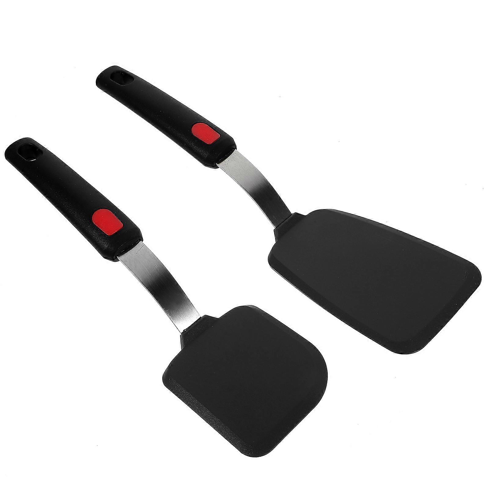 Silicone Cooking Spatula Set Heat Resistant, Nonstick Safe, Multi Functional Kitchen Turner for Pancakes, Tamagoyaki, and More