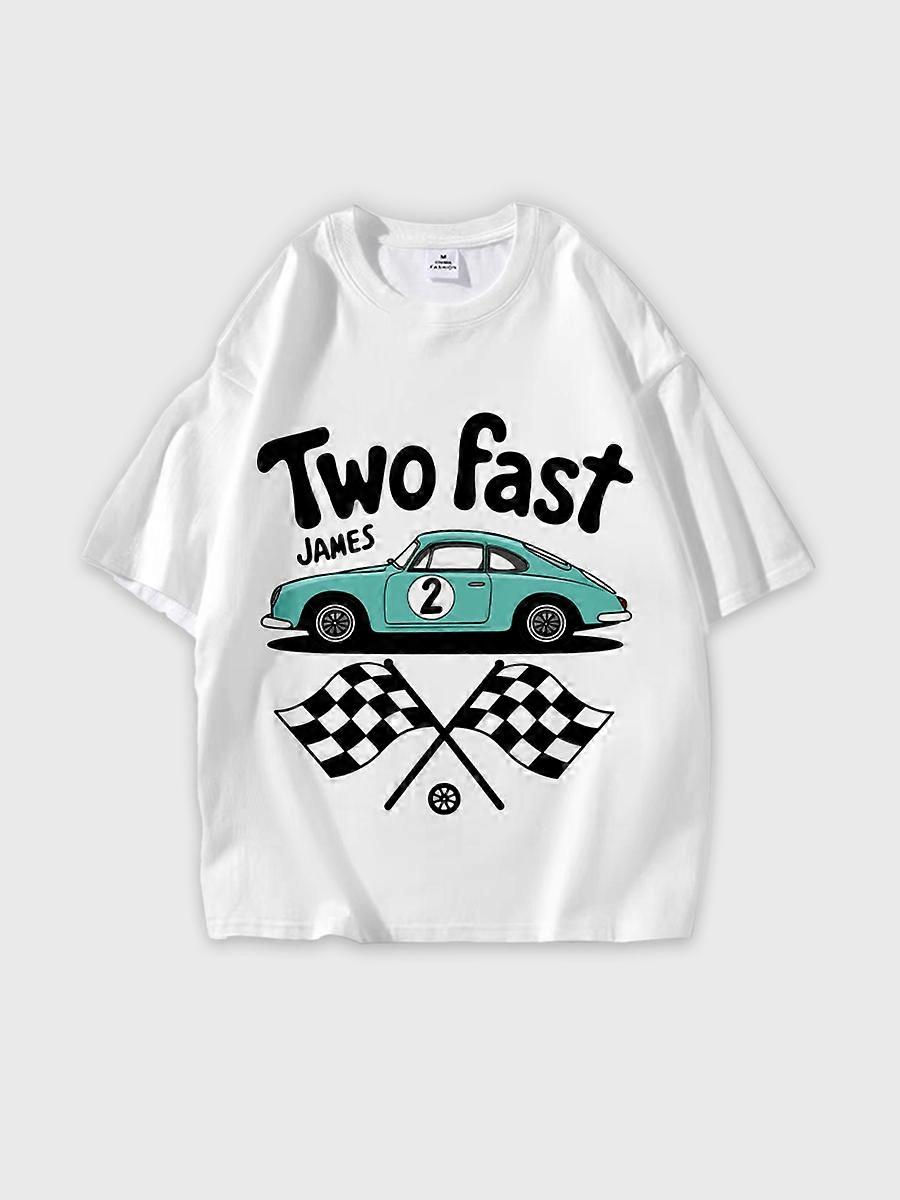 T-shirt round neck Pattern loose short sleeve JW735