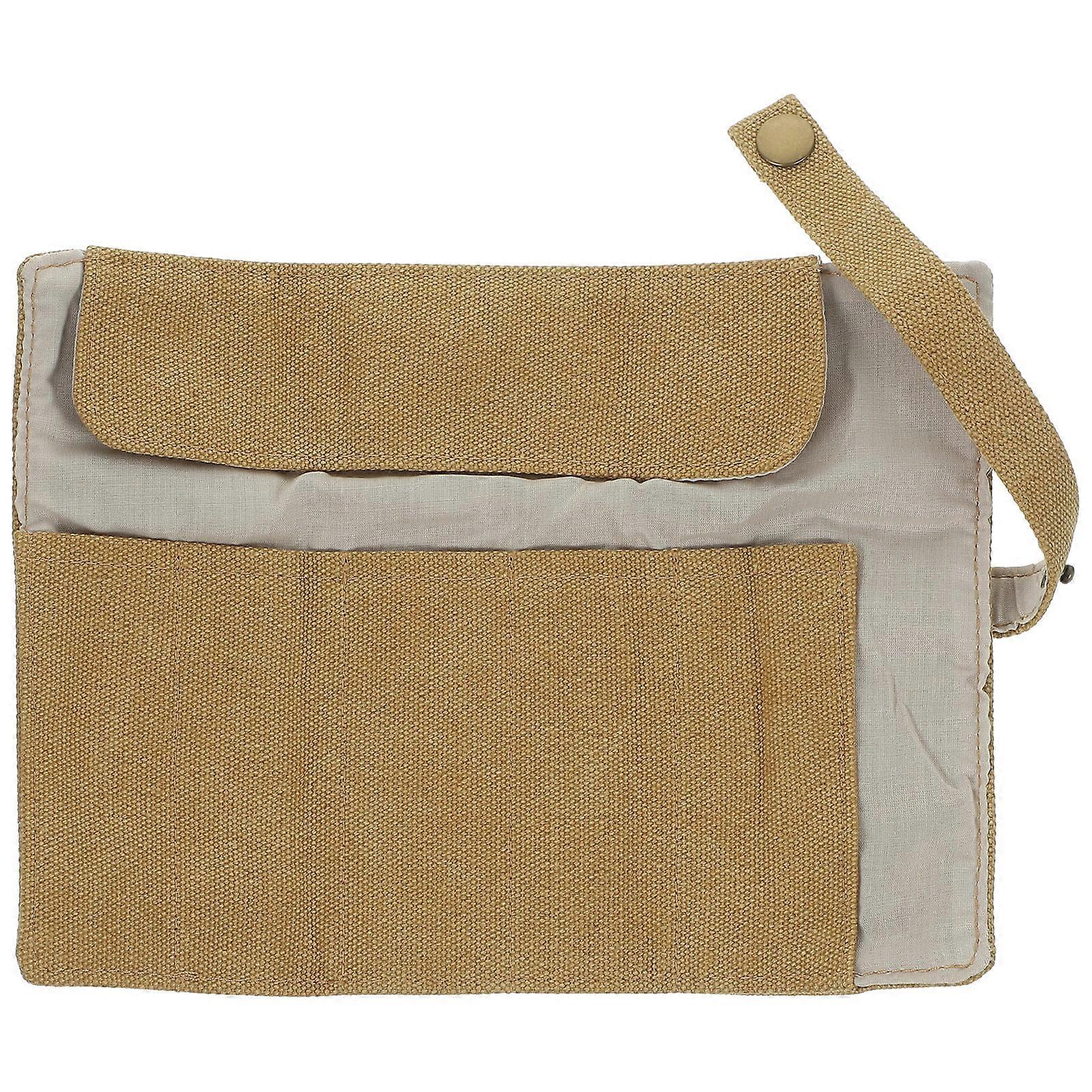 Here's a polished product description you can use for a **Canvas Watch Roll Organizer**:
### 🎁 Canvas Watch Roll Organizer – Portable Watch