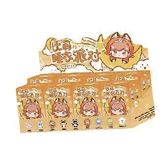 8x Lovely Plush Figure Decorative Random Box Figures for Children Boys Teens
