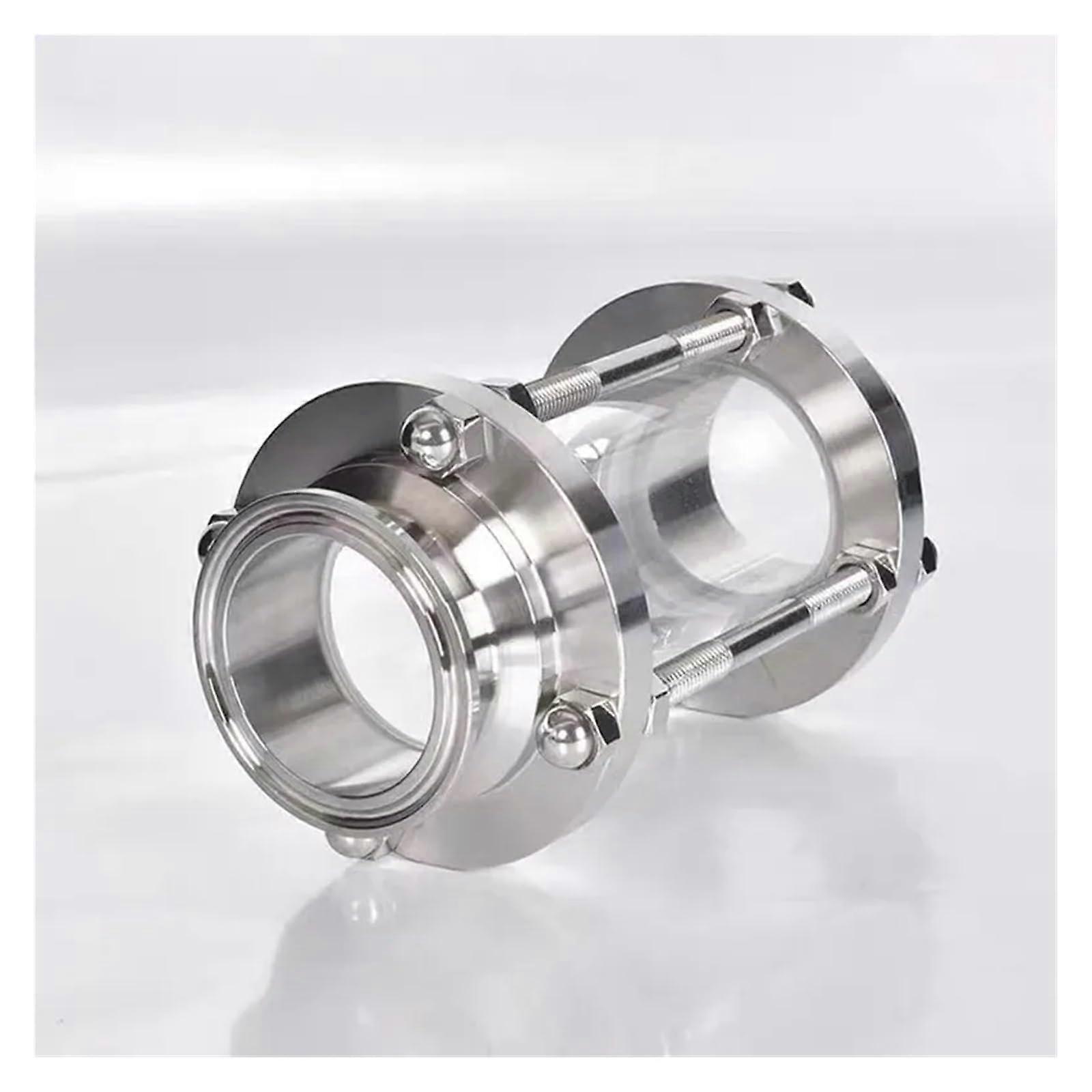 TriClamp InLine Sight Glass 2' (OD64MM) TriClamp Flow Sight Glass Dioptres SS304 Stainless Steel Fitting 51 Mm X Ferrule 64