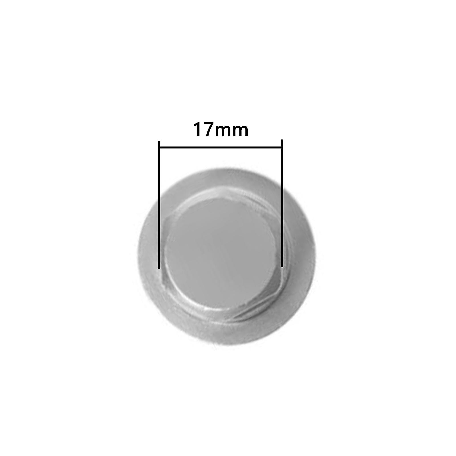 Security Master Locking Wheel Nut Key 3.7x2.8x2.8cm Silver Steel